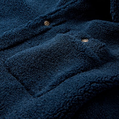 laydown detail image of Sherpa Fleece Overshirt