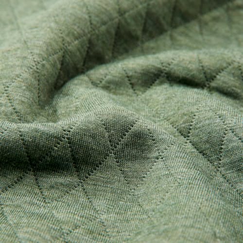 laydown detail image of Corbet Quilted Crewneck