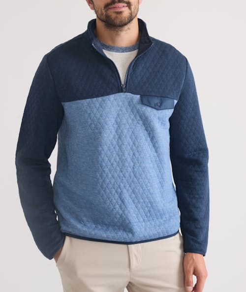 on model image of Corbet Pullover