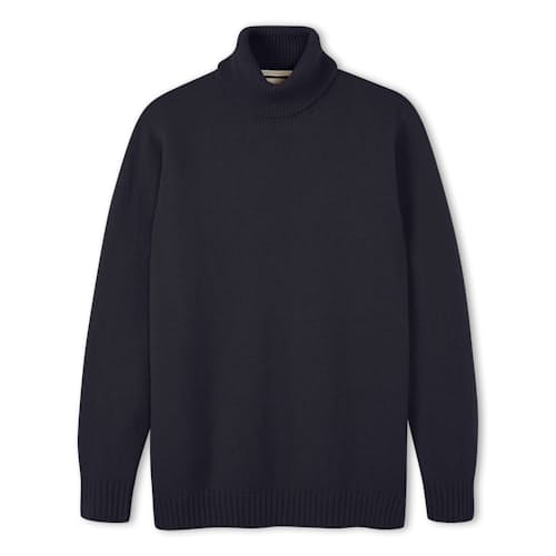 laydown image of Merino Wool Turtleneck