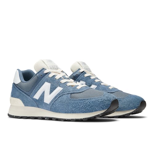 laydown image of 574 Suede and Mesh Sneaker