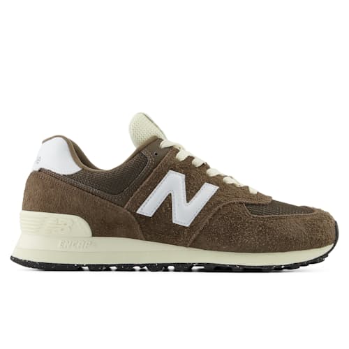 laydown image of 574 Suede and Mesh Sneaker