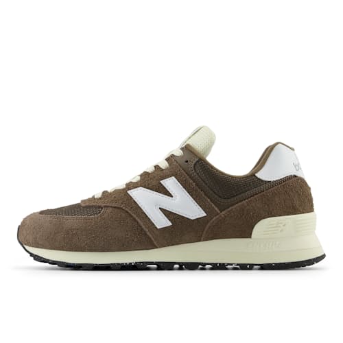 laydown image of 574 Suede and Mesh Sneaker