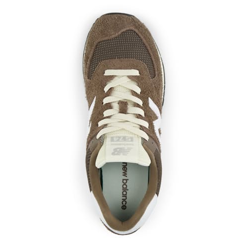 laydown image of 574 Suede and Mesh Sneaker