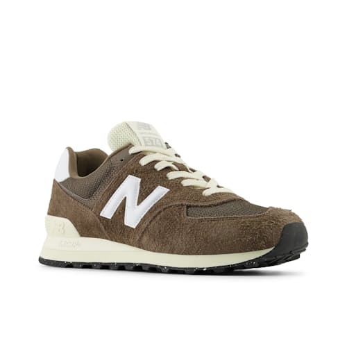 laydown image of 574 Suede and Mesh Sneaker