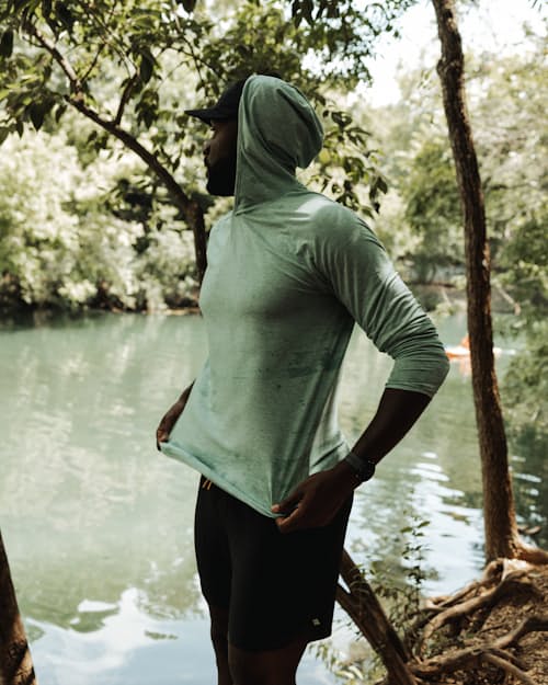lifestyle image of Sol Performance Hoodie