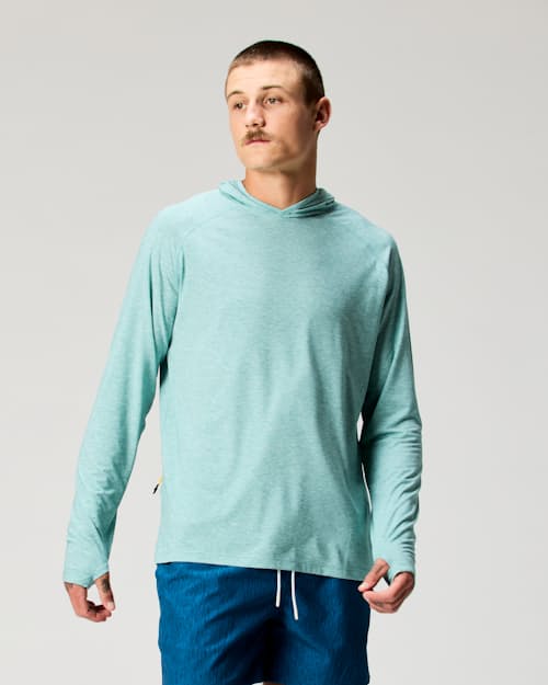 on model image of Sol Performance Hoodie