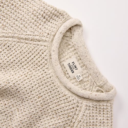 laydown detail image of Recycled Cotton Headlands Rollneck Sweater