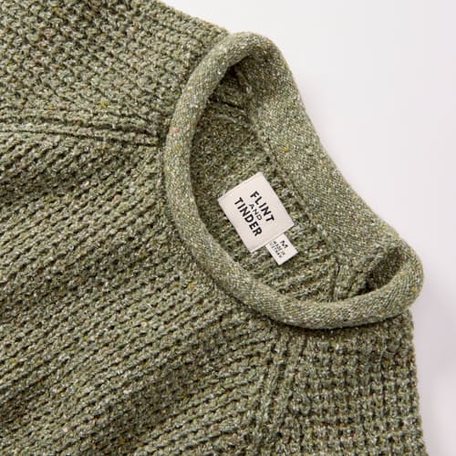 laydown detail image of Recycled Cotton Headlands Rollneck Sweater