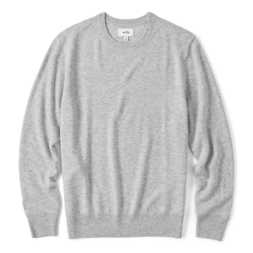 laydown image of Classic Cashmere Crewneck Sweater