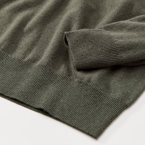 laydown detail image of Classic Cashmere Crewneck Sweater