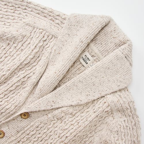 laydown detail image of Recycled Cotton Headlands Cardigan Sweater