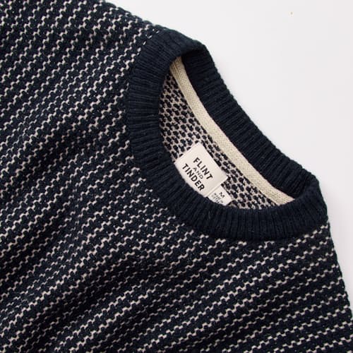 laydown detail image of Nordic Wool Crewneck Sweater
