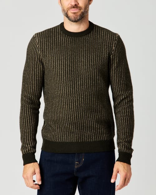 lifestyle image of Nordic Wool Crewneck Sweater