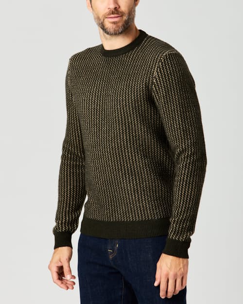lifestyle image of Nordic Wool Crewneck Sweater