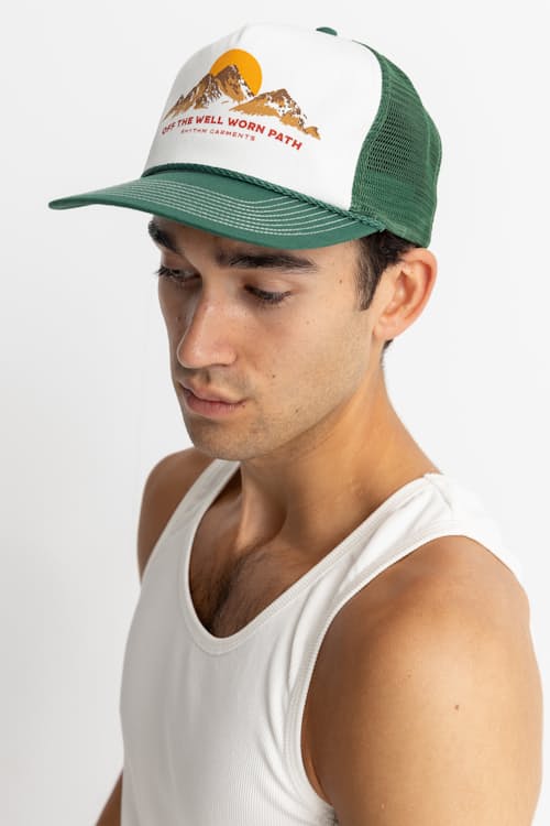 on model image of Hills Trucker Cap