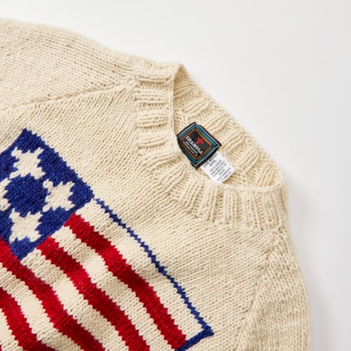 laydown detail image of Flag Pullover