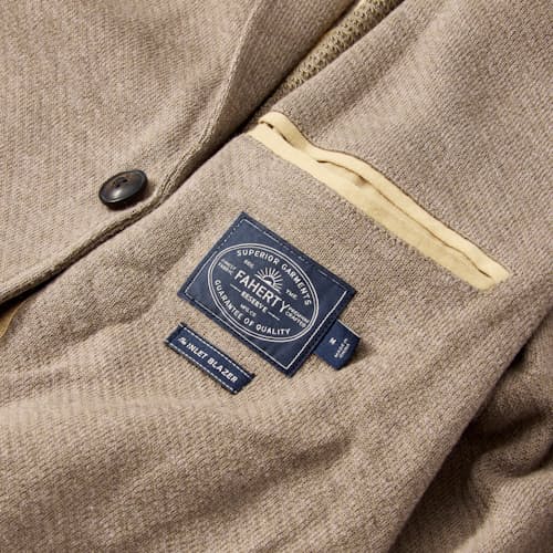 laydown detail image of Inlet Knit Blazer