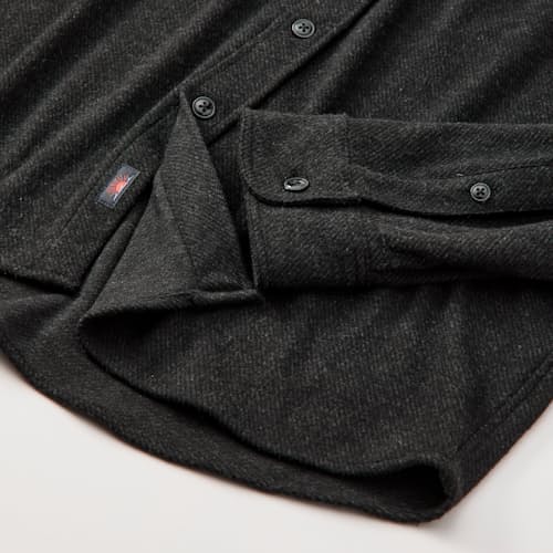 laydown detail image of Legend Sweater Flannel Shirt