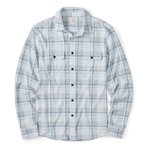 laydown image of Legend Sweater Flannel Shirt