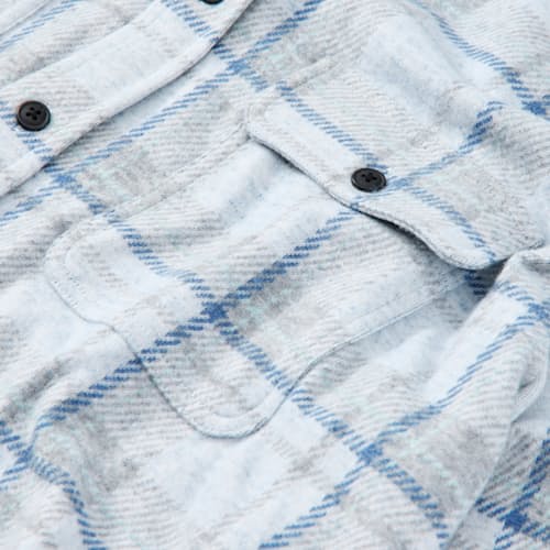 laydown detail image of Legend Sweater Flannel Shirt