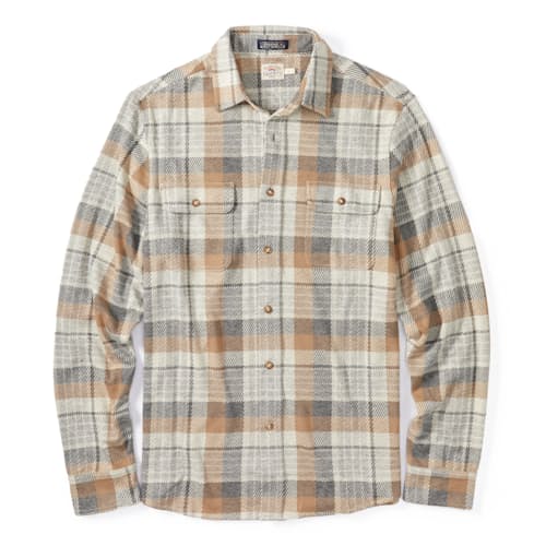 laydown image of Legend Sweater Flannel Shirt