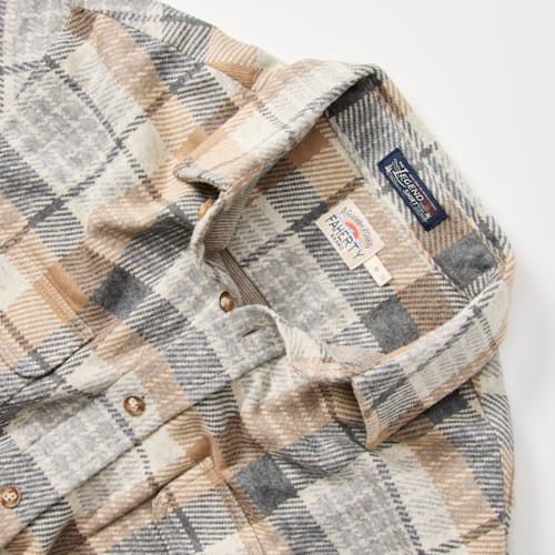 laydown detail image of Legend Sweater Flannel Shirt