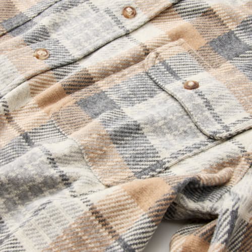 laydown detail image of Legend Sweater Flannel Shirt