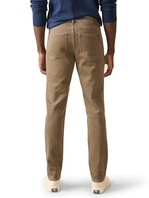 on model image of Stretch Terry 5-Pocket Pant