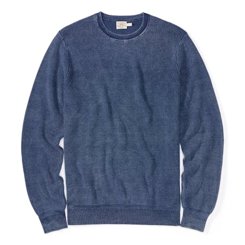 laydown image of Sunwashed Crewneck Sweater