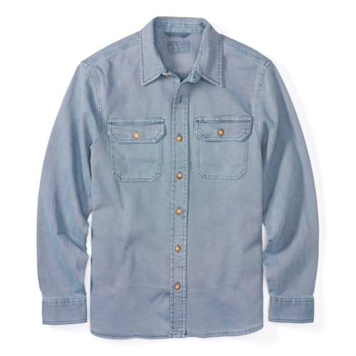 laydown image of Sunwashed Shirt Jacket