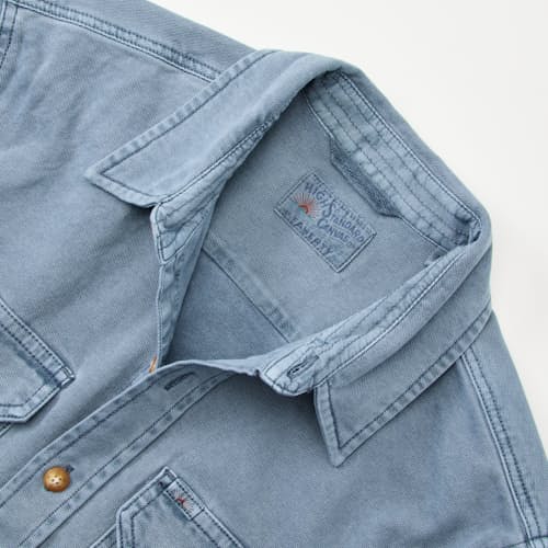 laydown detail image of Sunwashed Shirt Jacket