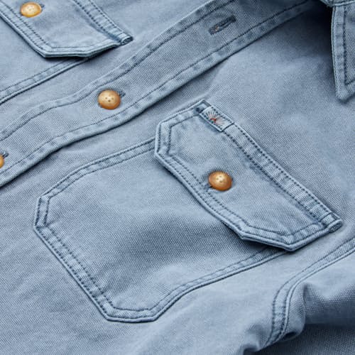 laydown detail image of Sunwashed Shirt Jacket