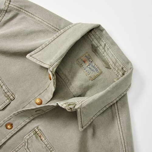 laydown detail image of Sunwashed Shirt Jacket