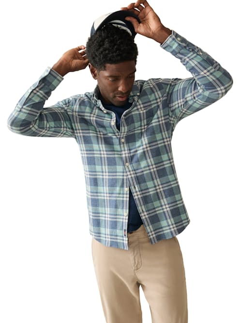 on model image of Coastline Knit Shirt