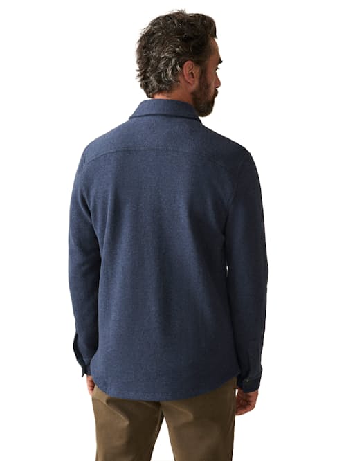 on model image of Inlet Shirt Jacket