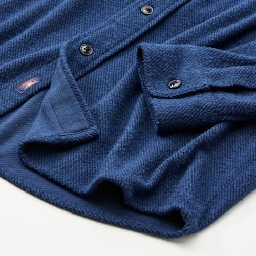 laydown detail image of Legend Sweater Flannel Shirt