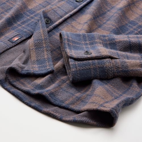 laydown detail image of Legend Sweater Flannel Shirt