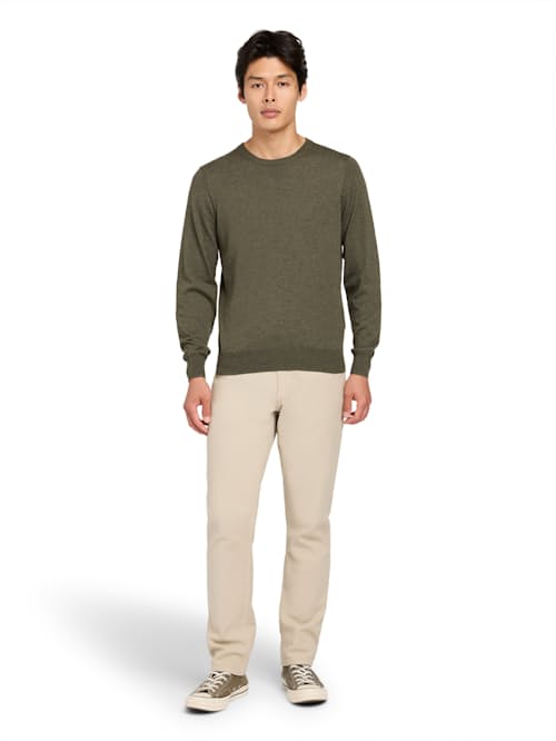 on model image of Movement Crewneck Sweater