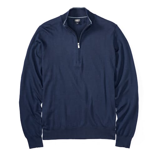laydown image of Movement Quarter Zip Sweater
