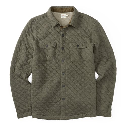 laydown image of Epic Fleece Quilted CPO
