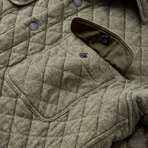 laydown detail image of Epic Fleece Quilted CPO