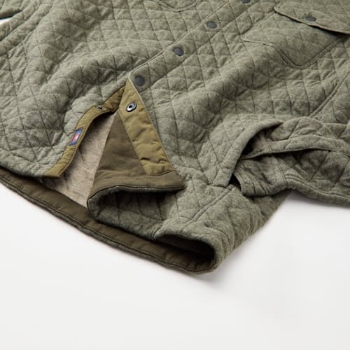 laydown detail image of Epic Fleece Quilted CPO