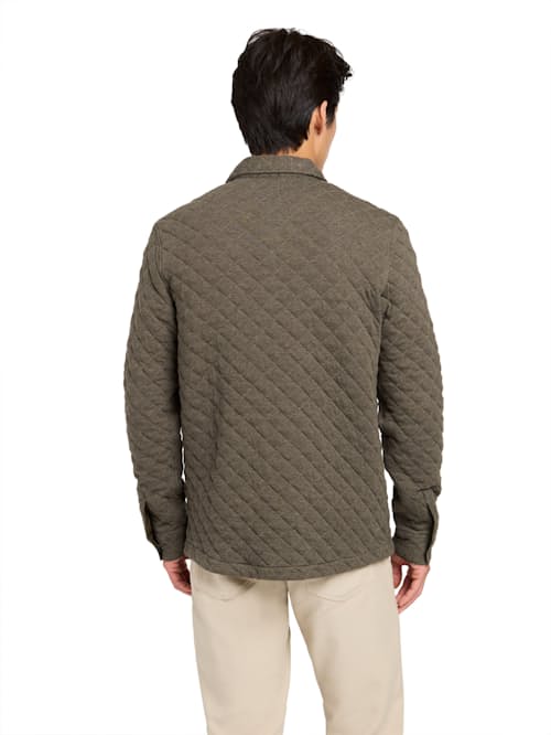 on model image of Epic Fleece Quilted CPO