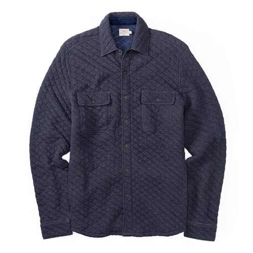 laydown image of Epic Fleece Quilted CPO