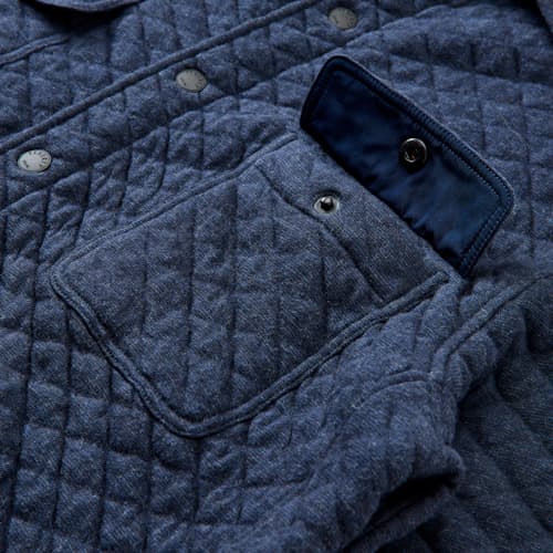 laydown detail image of Epic Fleece Quilted CPO