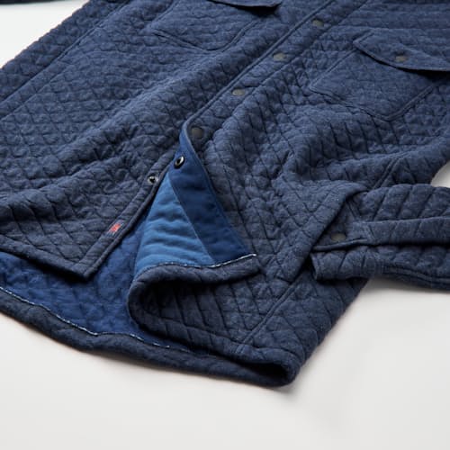 laydown detail image of Epic Fleece Quilted CPO