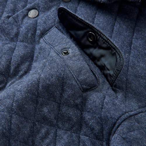 laydown detail image of Epic Fleece Quilted Pullover