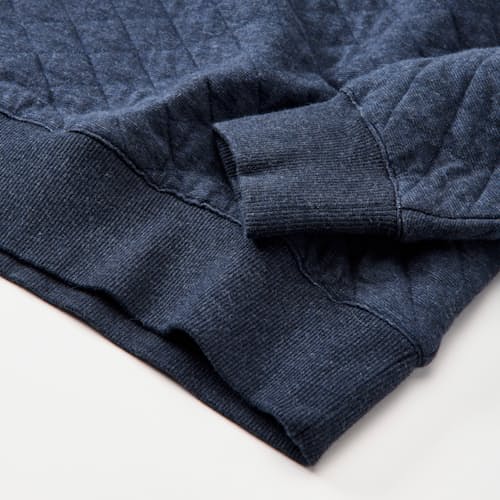 laydown detail image of Epic Fleece Quilted Pullover
