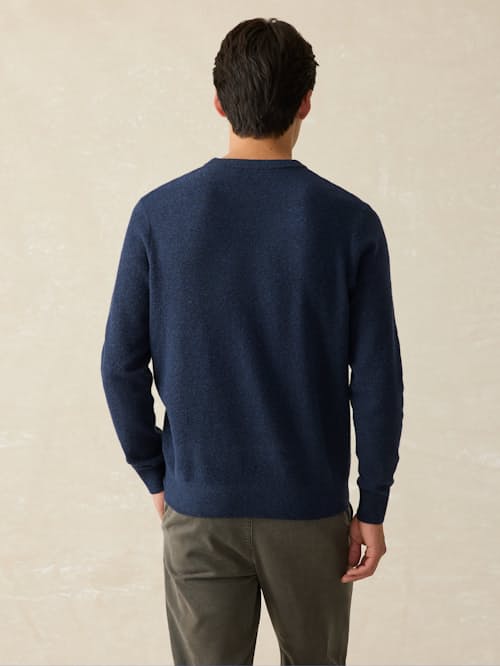on model image of Jackson Crew Sweater